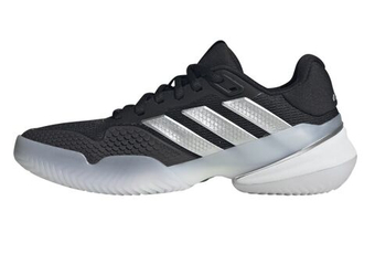 Женские Кроссовки теннисные Adidas Barricade 14 W - core black/silver metallic/cloud white