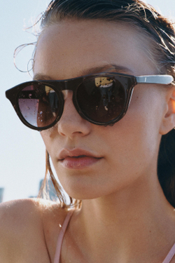 ZARA СОЛНЦЕЗАЩИТНЫЕ ОЧКИ PREPPY CAT, КОРИЧНЕВЫЙ