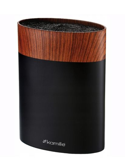 Подставка для ножей 22 см. овальная Kamille KM 7617 Акация