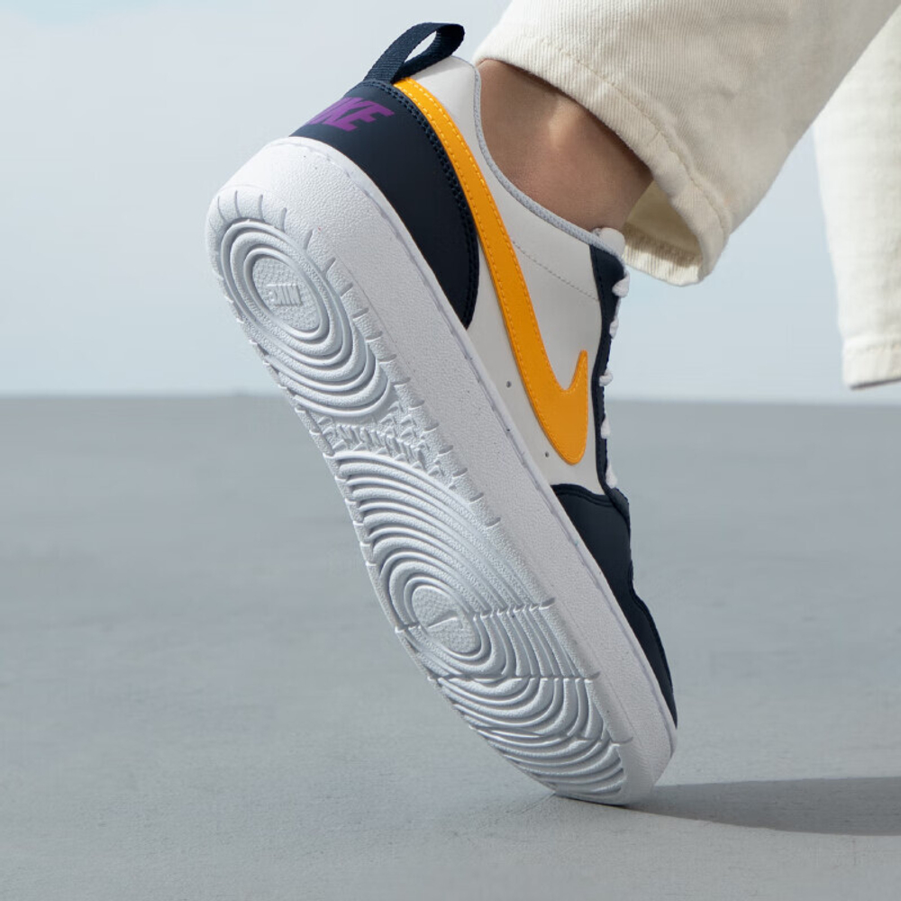 Женские кроссовки Nike Court Borough Low Recraft 'White Navy Gold' HJ3482-071