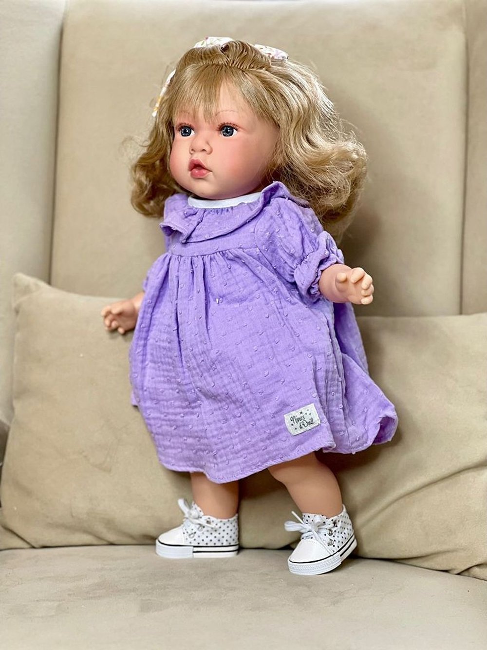 Кукла Nines 45см Susette мягконабивная в пакете (N4520K)