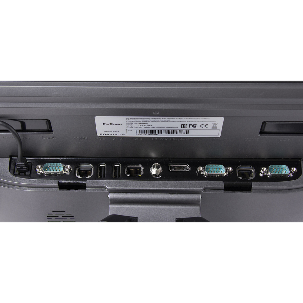 POS-моноблок POScenter POS400 (J4125, P-CAP, RAM 4Gb, SSD 128Gb, MSR) , без ОС