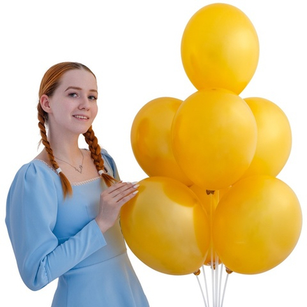 Золотой воздушный шар Металлик Экстра Gold