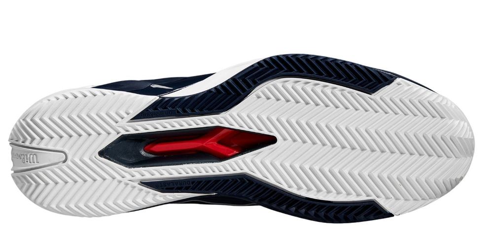 Мужские кроссовки теннисные Wilson Rush Pro 4.5 Clay - небесный