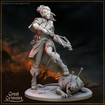 Человек Рейджер Охотник Следопыт  миниатюра для dnd, днд, pathfinder, фентези, Настольная игра, НРИ, Варгейм, РПГ