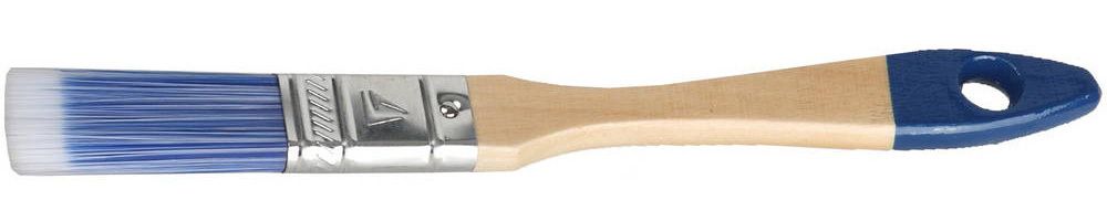 Кисть плоская STAYER ″AQUA-STANDARD″, искусственная щетина, деревянная ручка, 20мм