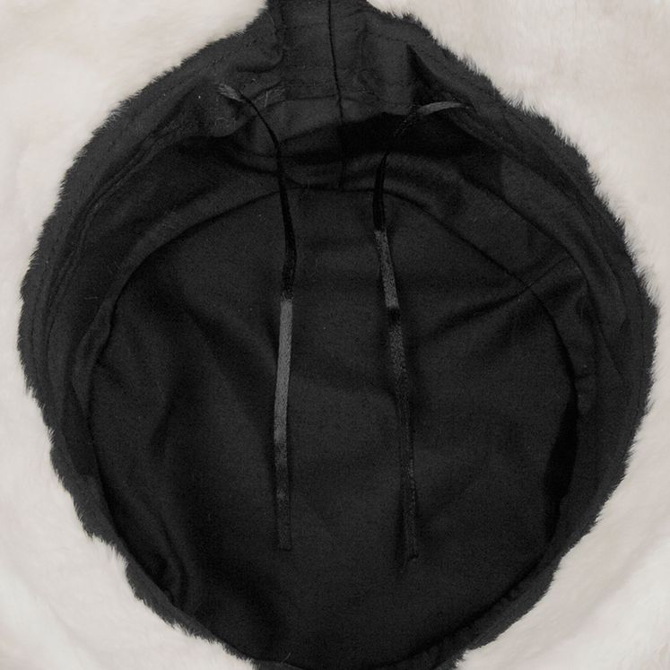 Панама STREET Плюш экомех, белый