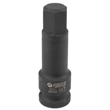 Головка-бита 6-гранная ударная 17мм,1/2'' Forsage F-24407817MPB