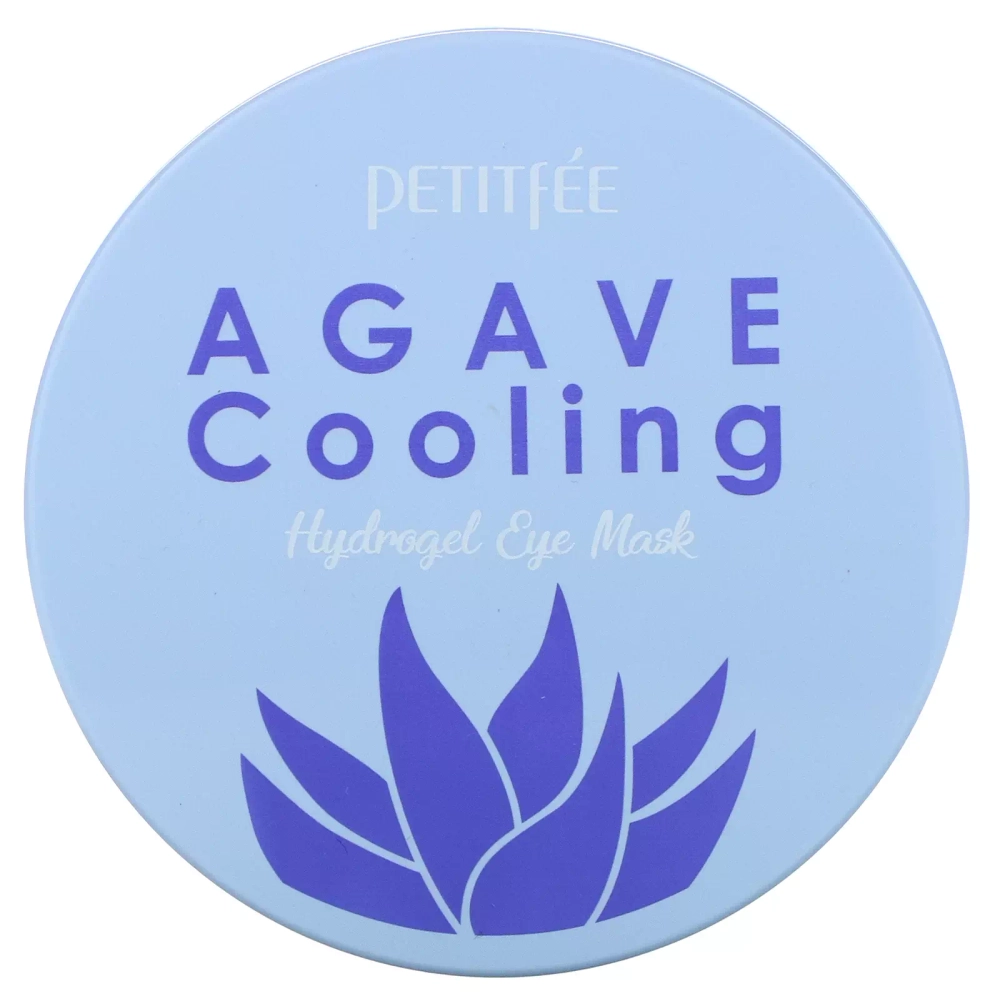 Патчи с экстрактом агавы Petitfee Agave Cooling Hydrogel Eye Mask, 60 шт