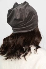 Комплект шапка шестиклинка и снуд (серая) ШШС7-23М LT Collection