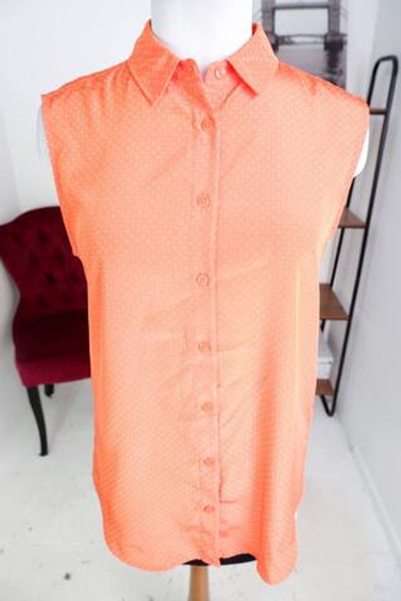 Блузка Uniqlo в горошек, маркировка М, визуально на 46 размер