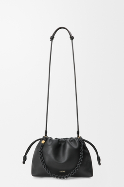Loewe Сумка Flamenco среднего размера из мягкой кожи ягненка наппа, черный