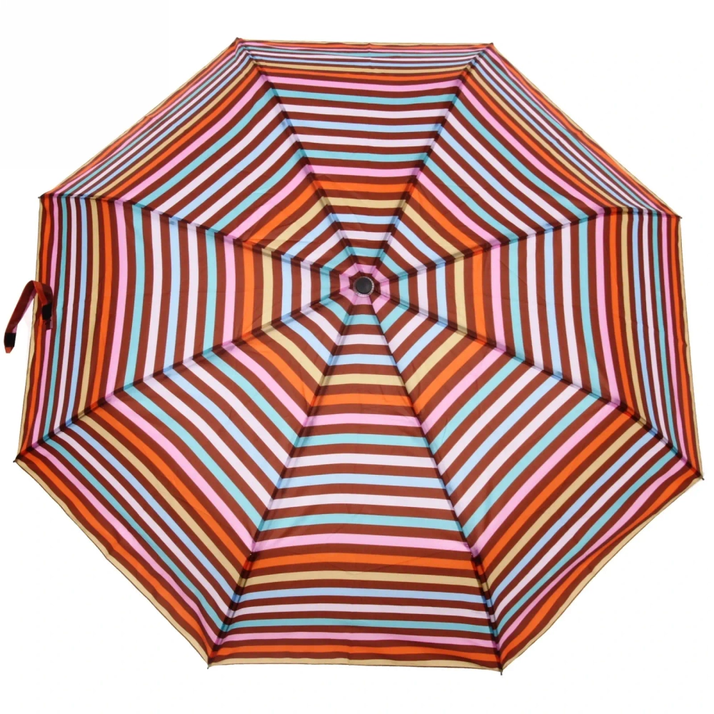 New Зонт женский автомат «Ultramarine - Антэра», радужно оранжевый, 8 спиц, d-108см, длина в слож. виде 28см