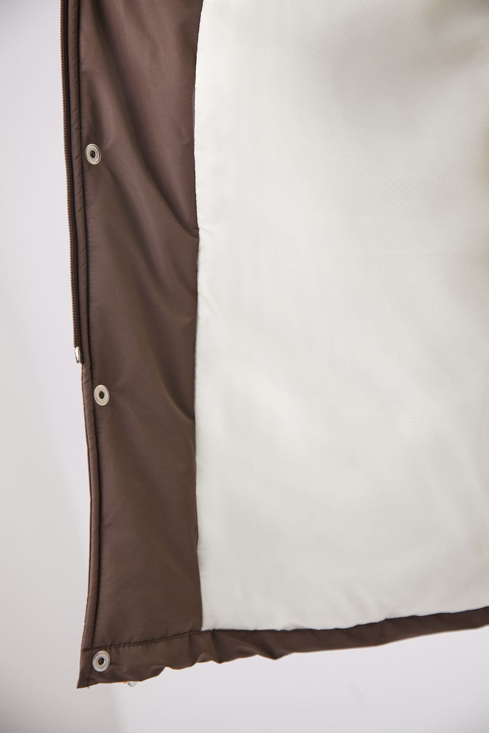 Парка Choompu оверсайз коричневая