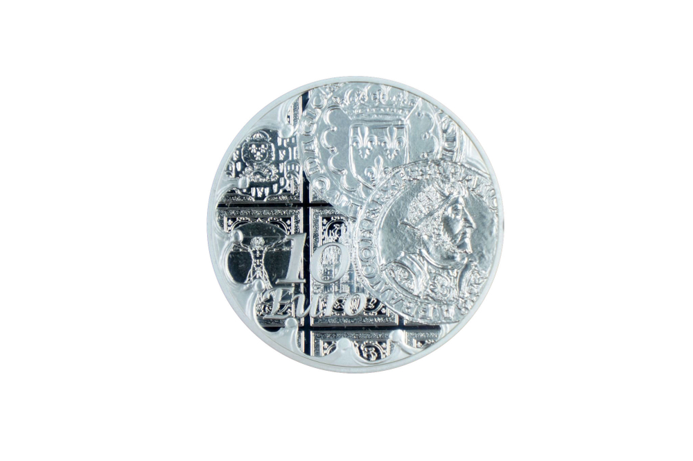 Монета 10 Евро Серебро Франция 2016 Тестон (SOWER HISTORIC COINS THE TESTON)