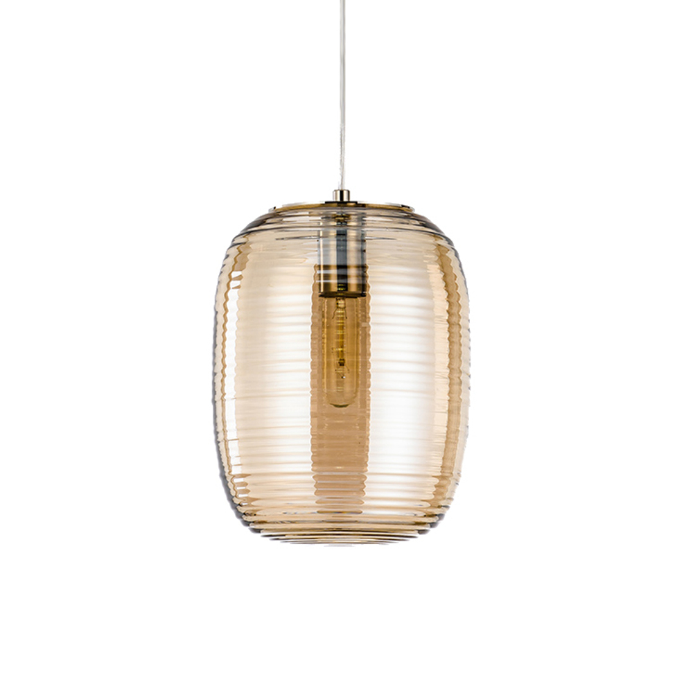 Pendant design lamp Electroplated  ( Amber )