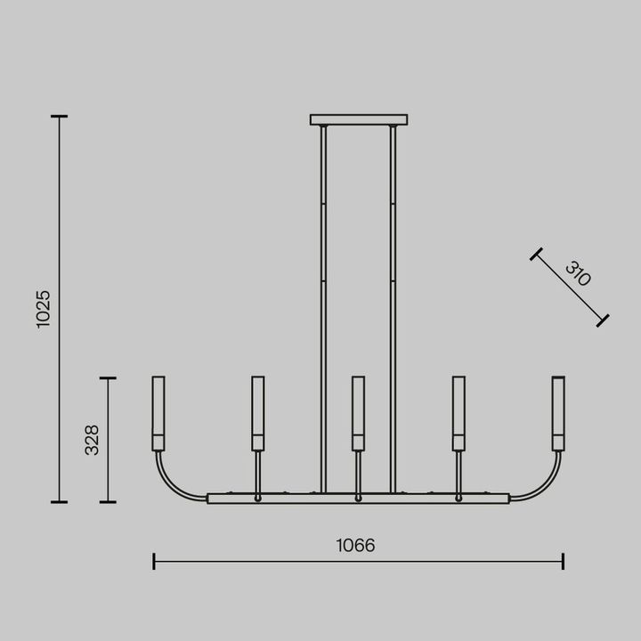 Подвесная люстра Maytoni Deja Vu MOD423CL-08C