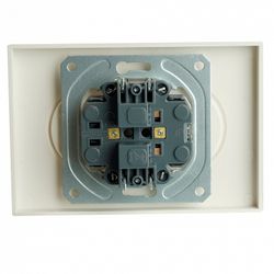 Розетка двойная без заземления и со шторкой Stekker Эмили 49877