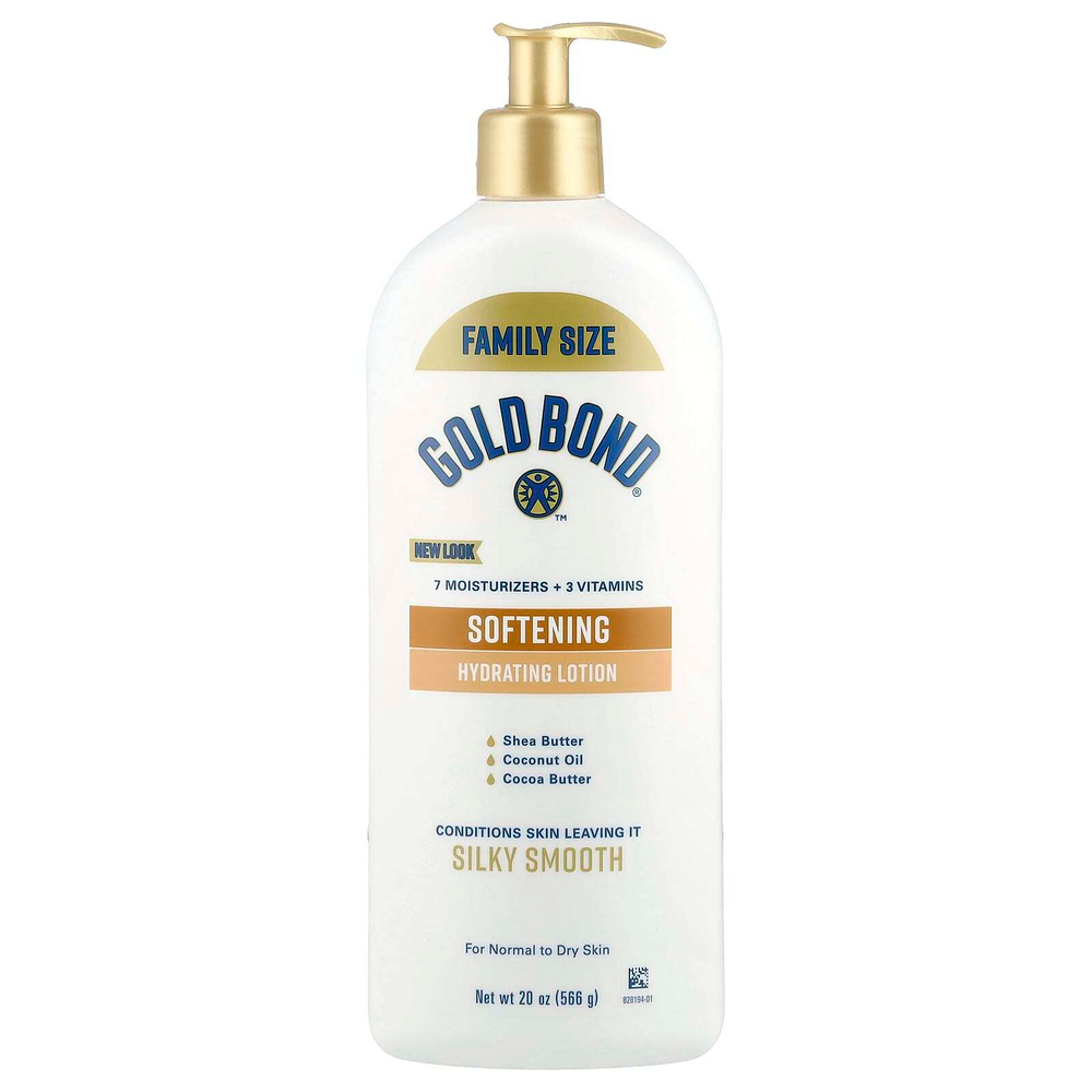 Gold Bond, Ultimate, лосьон для ухода за кожей, смягчающий, масло ши, кокосовое масло и какао, 566 г (20 унций)