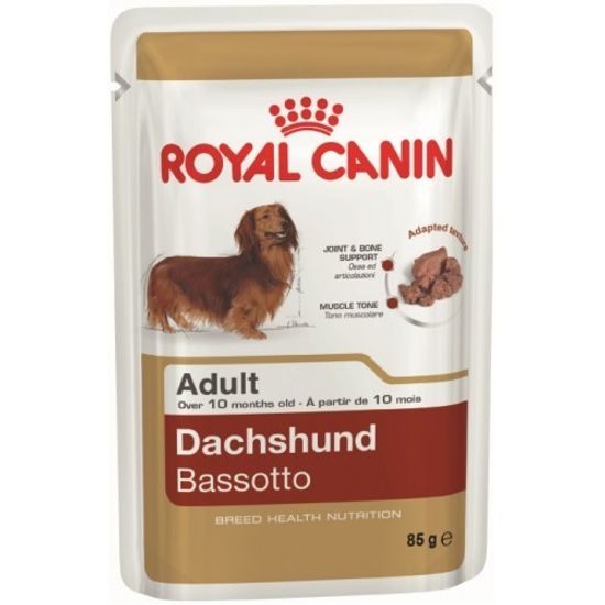 Royal Canin Dachshund Adult влажный корм паштет для взрослых собак породы такса от 10 месяцев Royal Canin Dachshund Adult влажный корм паштет для взрослых собак породы такса от 10 месяцев