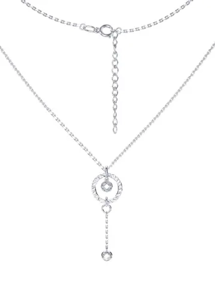 Колье с фианитами