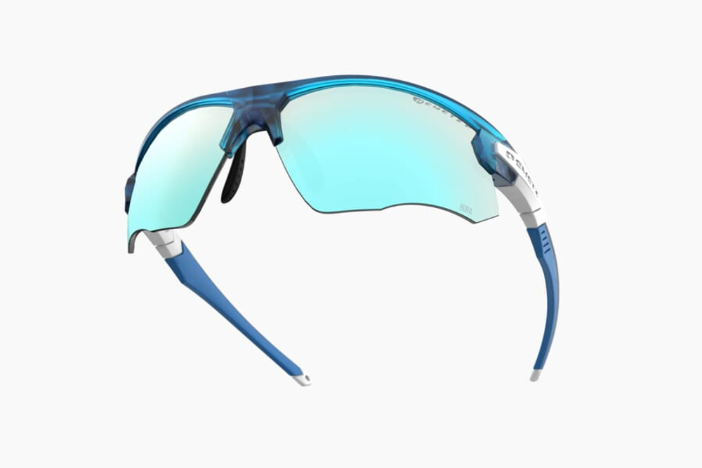 Спортивные очки с диоптриями Demetz Pulsa 2  / Crystal Denim Blue / White Polarized Brown Mirror Ice Blue Cat.3