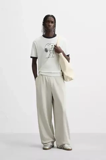 ZARA ДЖОГГЕРЫ WIDE-FIT, ЦВЕТ ЛЬДА
