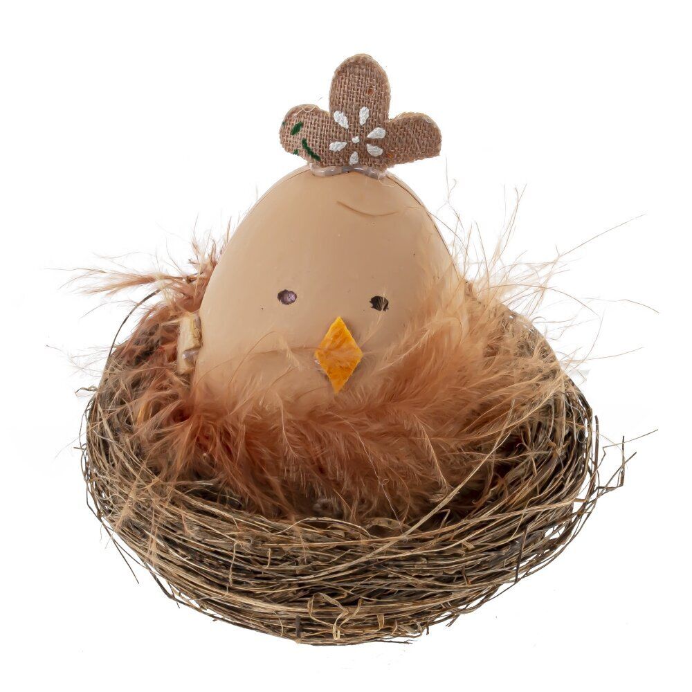 GAEM Изделие декоративное "Гнездо пасхальное", L7 W7 H7 см, 2в.