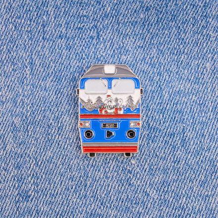 Значок тепловоз М62 - серия Поезд Деда Мороза