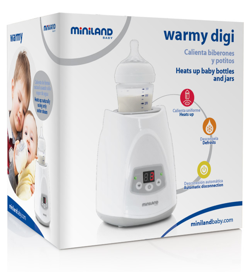 Подогреватель-стерилизатор для бутылочек Miniland Warmy Digy (арт.89204)