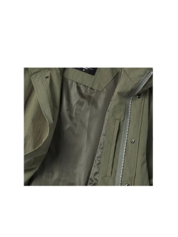 Куртка с высоким горлом с завязками