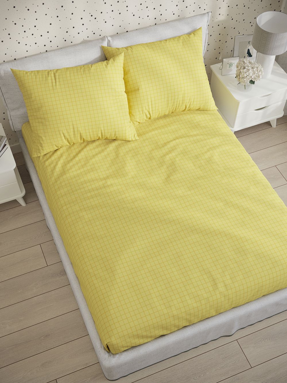 Постельное белье поплин Сказка "Локи (компаньон)" 1,5-сп  Наволочка 50х70 см 1 шт Простынь  150x215 см Пододеяльник 145x215 см