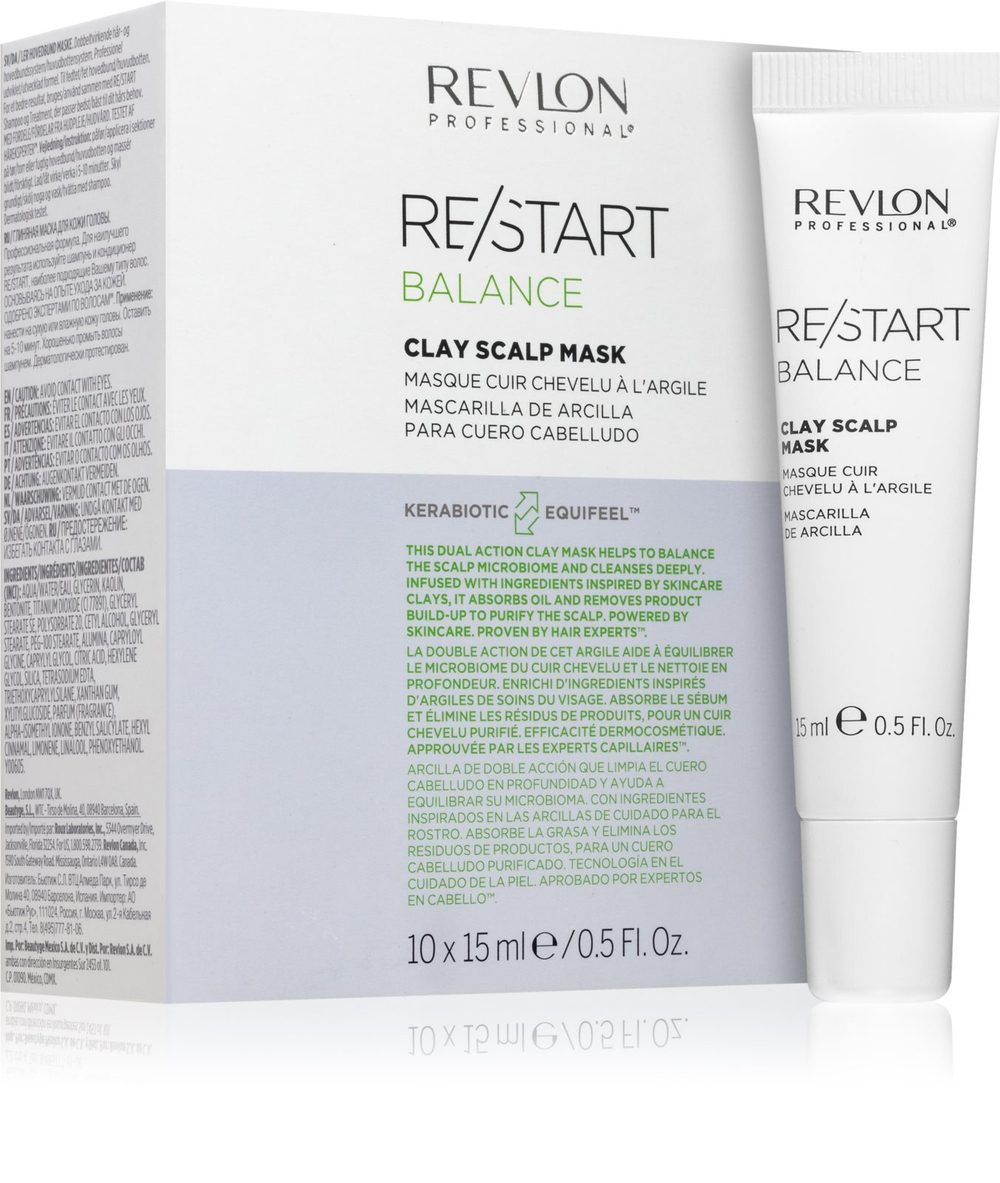 Revlon Professional Re/Start Balance - глиняная маска для кожи головы /   10x15  ml  / GTIN 8432225114934