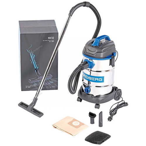NORDBERG (NV32) Пылесос однотурбинный 30л 1380 Вт