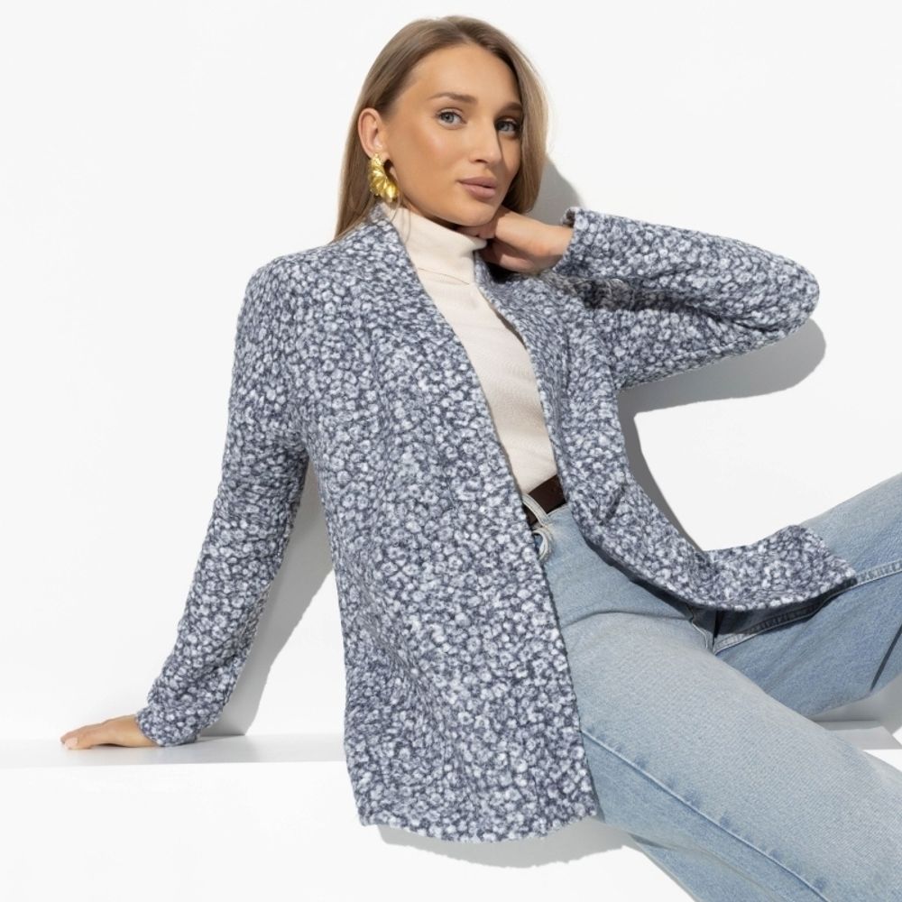 Кардиган Стиль без повода (грэй, с поясом) Charutti (Акция)