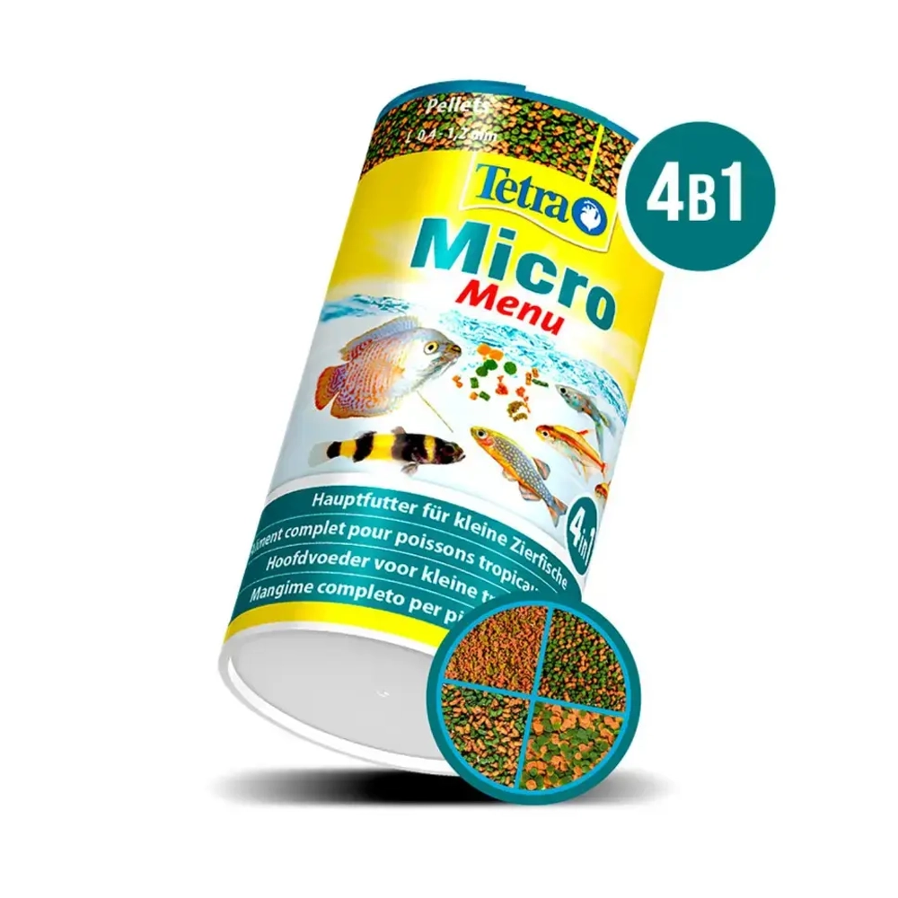 Tetra micro menu корм для мелких видов рыб - 100 мл