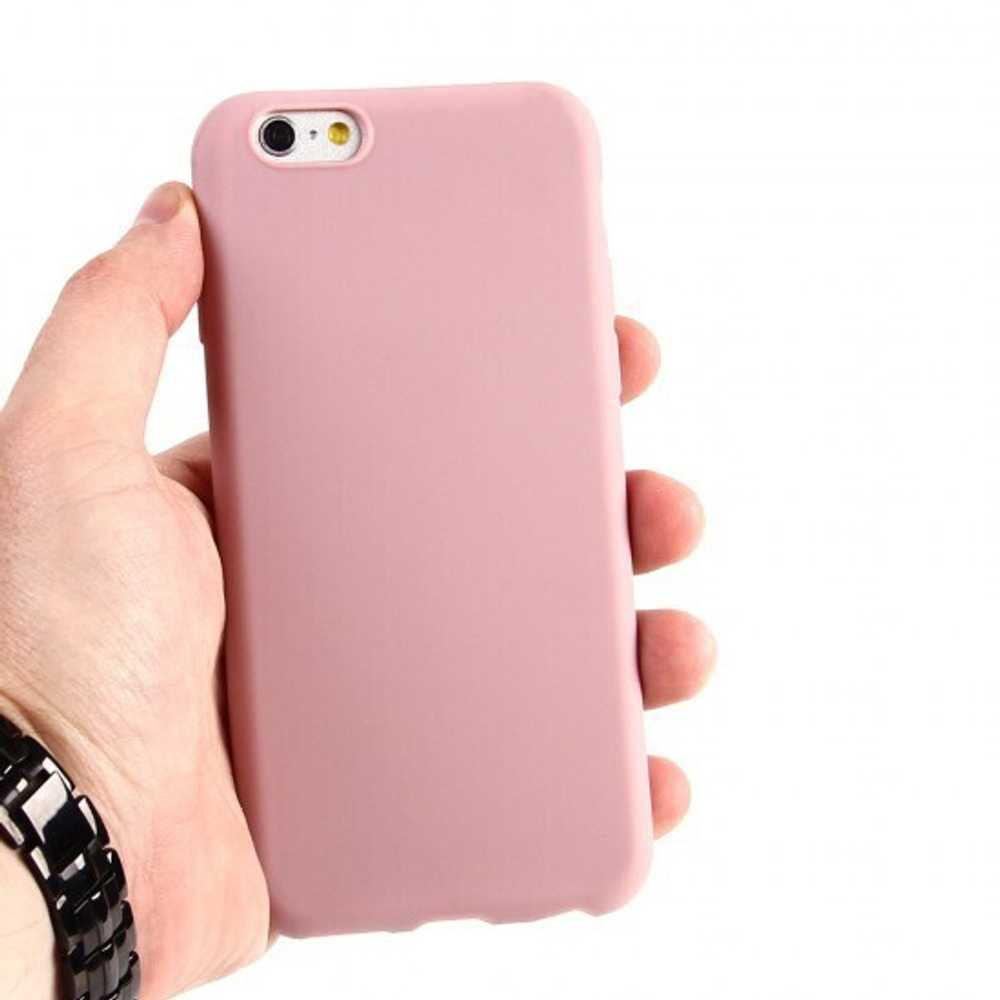 Чехол ТПУ для iPhone 6/6S, 011010 Пыльная роза