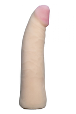 Телесная насадка харнесс из неоскин - 18 см. (Цвет: телесный)