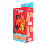 Телесный мастурбатор-вагина со складками на входе (Цвет: телесный)