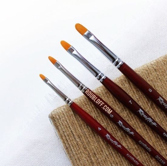 Кисть Рублёв GC33R №7 овальная для геля