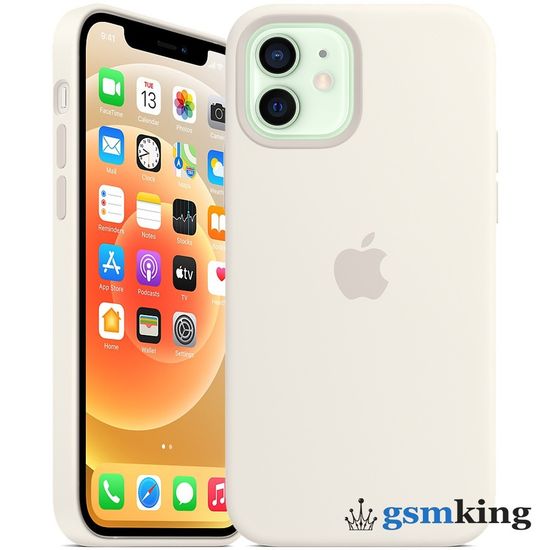 Apple Silicone Case with MagSafe iPhone 12 | 12 Pro White (Белый) MHL53ZM/A