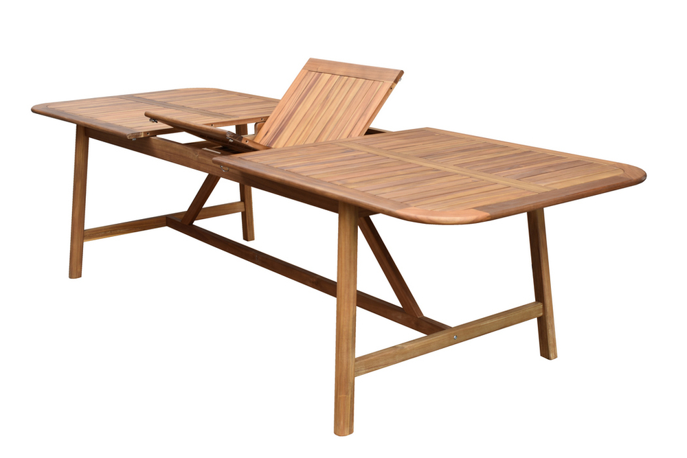 Стол из акации Joygarden КАЛИСТО раздвижной 219/278 см, коричневый