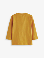 Лонгслив для мальчика Next 642-498, 5 шт., Желтый, Белый, Зеленый