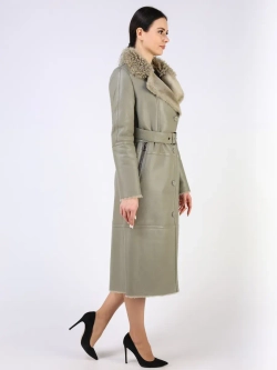 Дубленка зимняя натуральная длинная