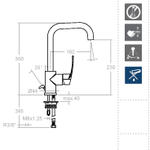 Смеситель для кухни NEW FLY 571101