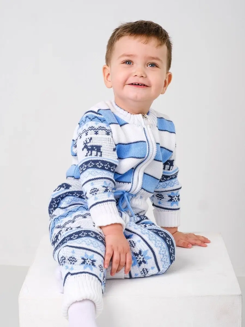 Комбинезон вязаный