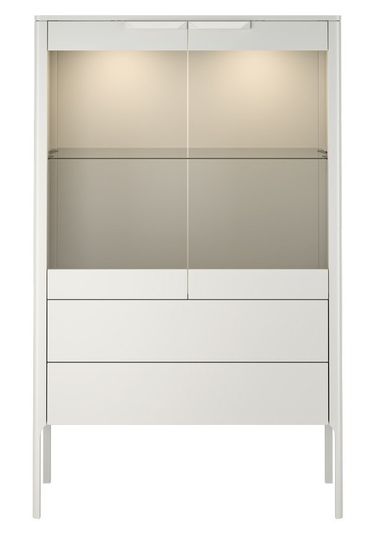 Витрина RONDA, MOD INTERIORS цвет светло-серый