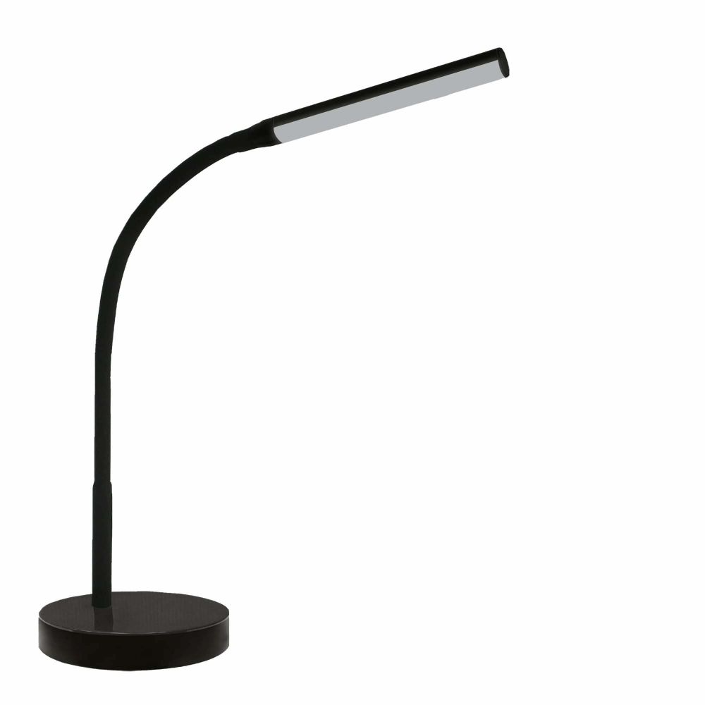 TLD-552 Black/LED/200Lm/4500K/Dimmer Светильник настольный, 4W. Сенсорный выключатель. Черный. ТМ Uniel