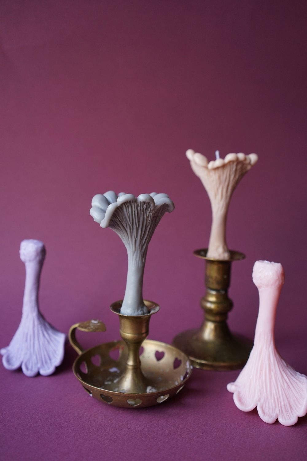 Свеча Unification Love Гриб Лисичка Серая (Пачули и дерево)