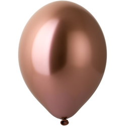Шар латексный Хром Розовое Золото 35 см